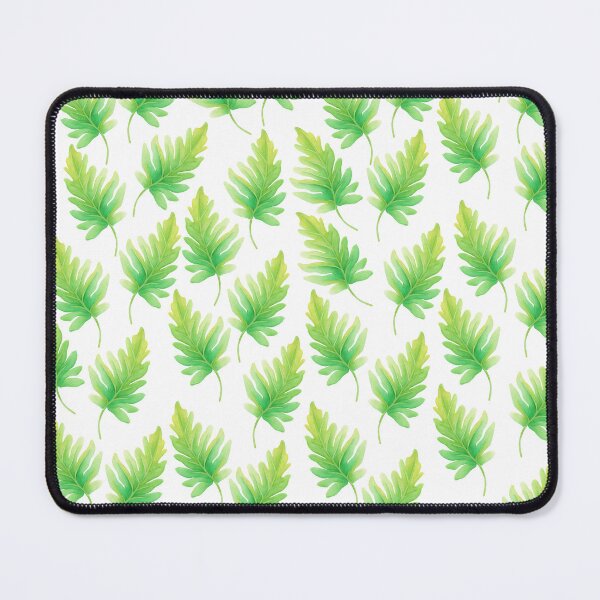 Item preview, Watercolor green leaf pattern designed and sold by cadstudios.