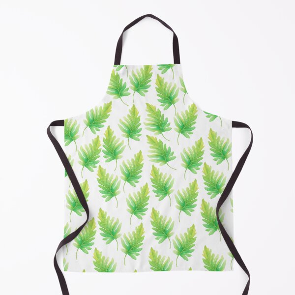 Item preview, Watercolor green leaf pattern designed and sold by cadstudios.