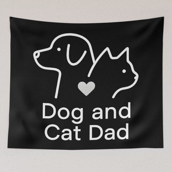 Item preview, Dog and Cat Dad – Minimalist Edition designed and sold by Uglyandcute.