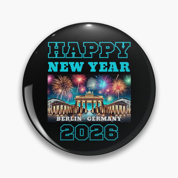 Item preview, Happy New Year 2026 - Berlin - Blue Edition designed and sold by Manic Merch Designs.