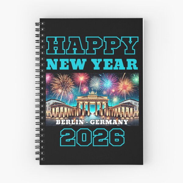 Item preview, Happy New Year 2026 - Berlin - Blue Edition designed and sold by Manic Merch Designs.