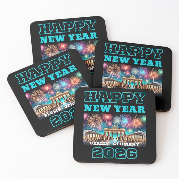 Item preview, Happy New Year 2026 - Berlin - Blue Edition designed and sold by Manic Merch Designs.