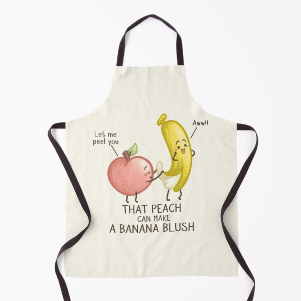 Item preview, Fruit Pun - That Peach can Make a Banana Blush Puns designed and sold by Khotekmei.