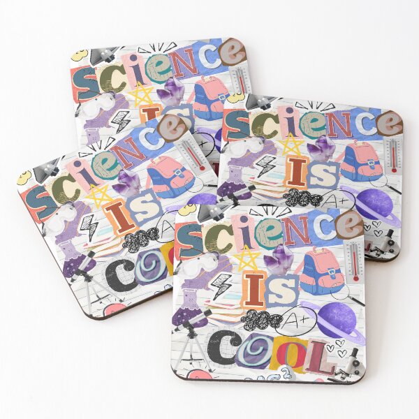 Item preview, School Science STEM Teacher Education Academic Scrapbook Collage designed and sold by FlairByJess.