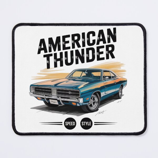 Item preview, Classic Muscle Car | Retro American V8 Auto Art designed and sold by Optrix Studio .