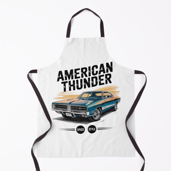 Item preview, Classic Muscle Car | Retro American V8 Auto Art designed and sold by Optrix Studio	.