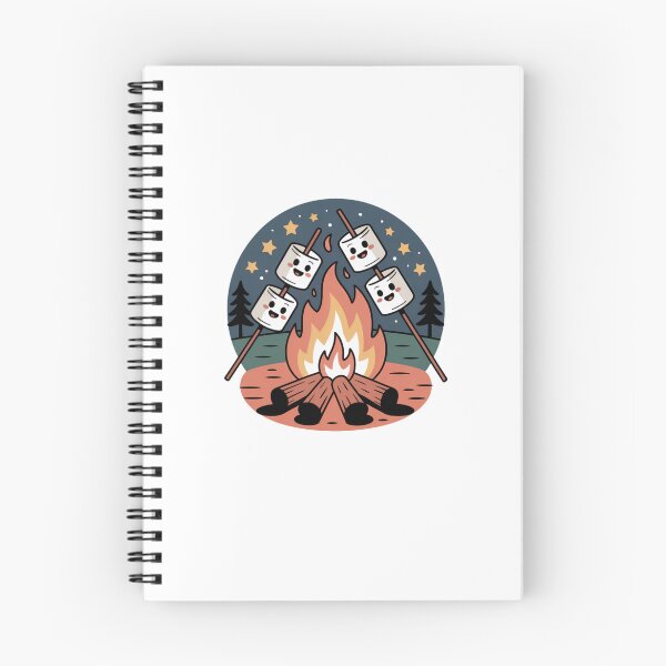 Item preview, marshmallows by a fire designed and sold by Mateusz Majcherek.