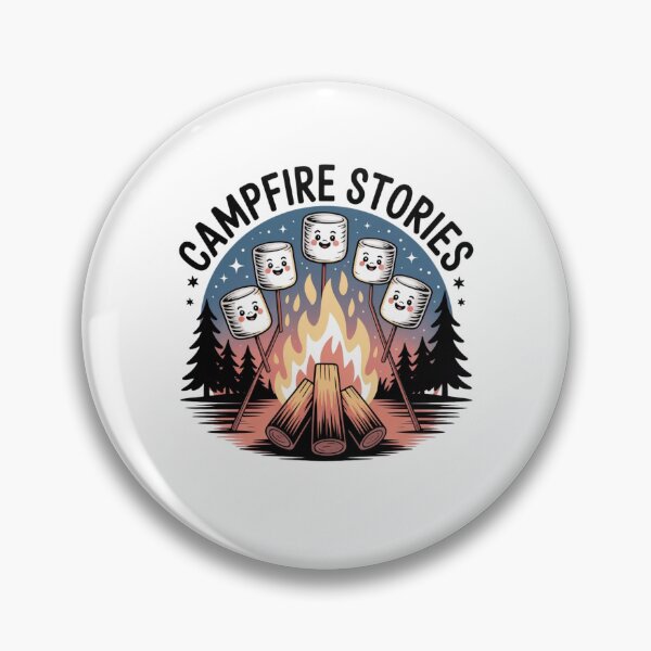 Item preview, marshmallows by a fire designed and sold by Mateusz Majcherek.