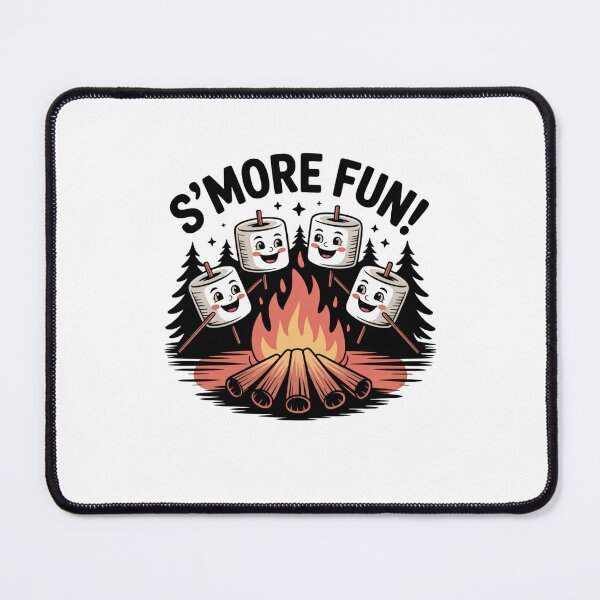 Item preview, marshmallows by a fire designed and sold by Mateusz Majcherek.