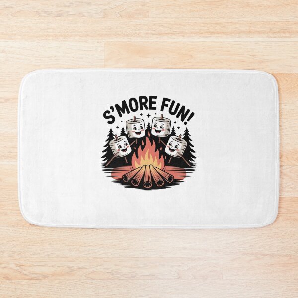 Item preview, marshmallows by a fire designed and sold by Mateusz Majcherek.