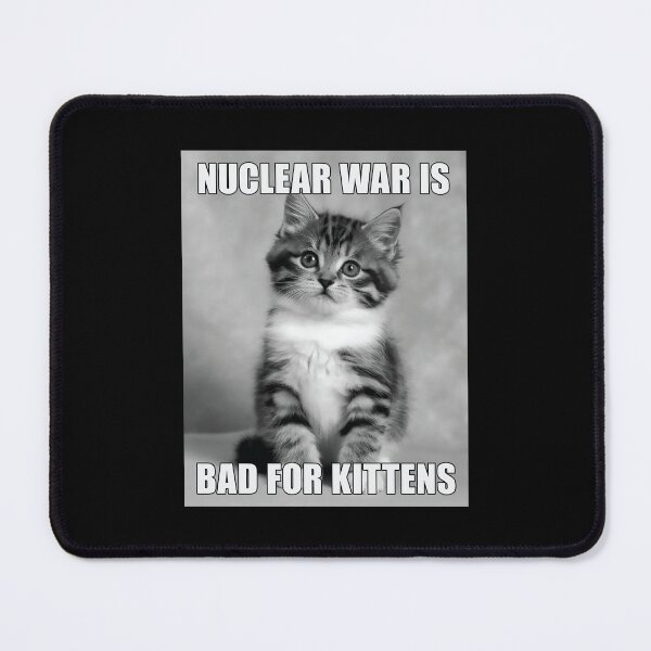 Item preview, Somber Kitten Portrait with a Darkly Honest Message designed and sold by SweetLog.