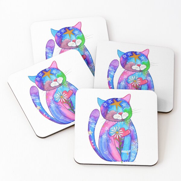 Item preview, LovingKindness Cat designed and sold by Choose2BHappy Designs by Leila.