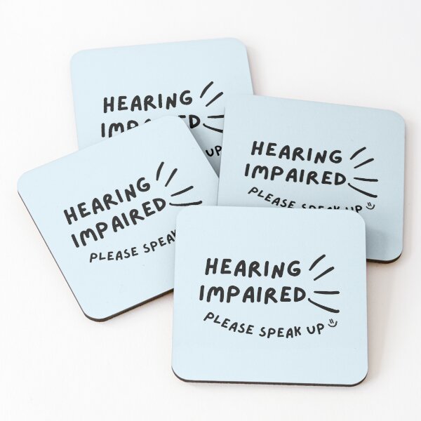 Item preview, Hearing Impaired Please Speak Up Doodle Design designed and sold by spooniecentral.