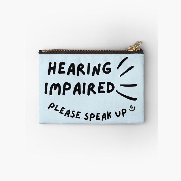 Item preview, Hearing Impaired Please Speak Up Doodle Design designed and sold by spooniecentral.