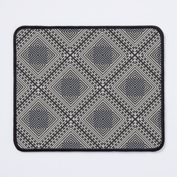 Item preview, Greek Key Diamond Pattern | Black & White Optical Maze | Tribal Modern Geometry designed and sold by Stacey Spivak.