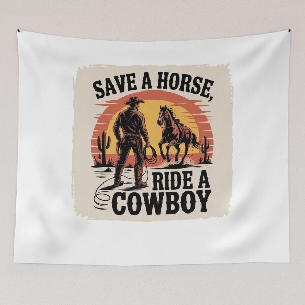 Item preview, Save a horse, ride a cowboy designed and sold by Mateusz Majcherek.