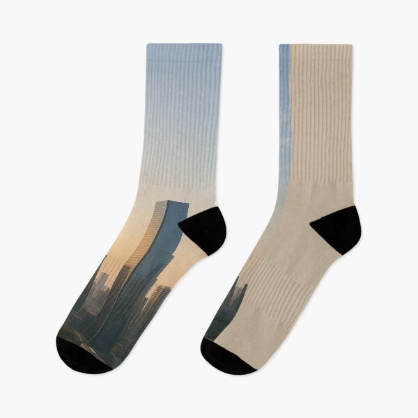 Item preview, Sunrise Over the Cityscape designed and sold by TheWonkyEaselCo.