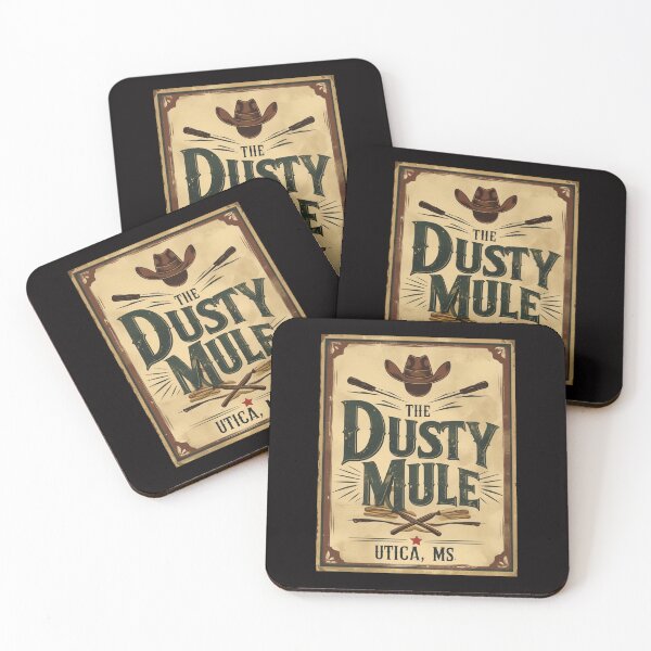 Item preview, Rustic Western Bar Sign Advertising The Dusty Mule in Utica, Mississippi designed and sold by Rue Market.