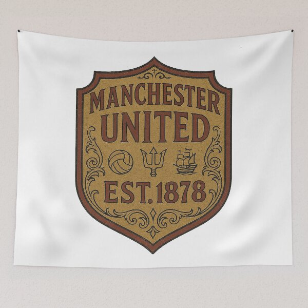 Item preview, Manchester United Est. 1878 – Vintage Club Crest Design designed and sold by supersanko.