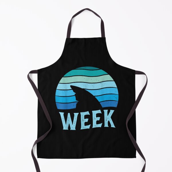 Artikelvorschau, Retro Shark End Week 2025 Hai-Liebhaber Ozean Wildlife Sommer entworfen und verkauft von Juan Pedro Matta.