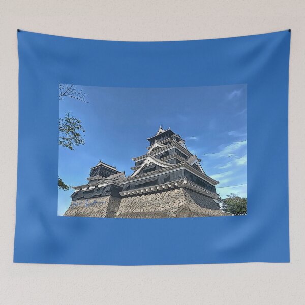 Item preview, Kumamoto Castle signed by Ivan designed and sold by chateauxstudios.