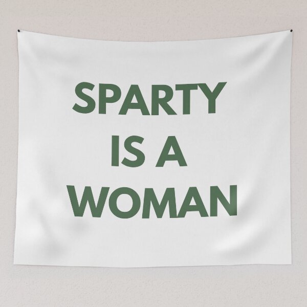 Item preview, Sparty is a Woman designed and sold by Drew's Clues.