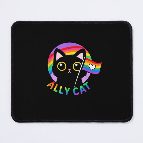 Item preview, Gay Pride Month Ally Cat Funny LGBTQ Rainbow designed and sold by Juan Pedro Matta.