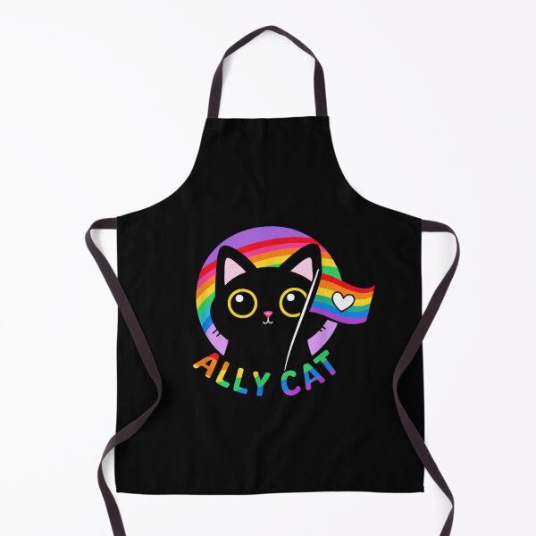 Item preview, Gay Pride Month Ally Cat Funny LGBTQ Rainbow designed and sold by Juan Pedro Matta.