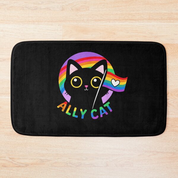 Item preview, Gay Pride Month Ally Cat Funny LGBTQ Rainbow designed and sold by Juan Pedro Matta.