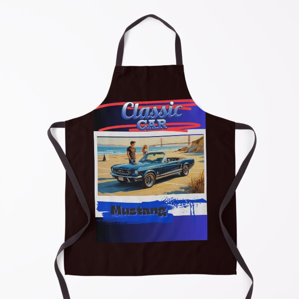Item preview, Classic Blue Convertible Mustang Art  designed and sold by RodimusG1Art.