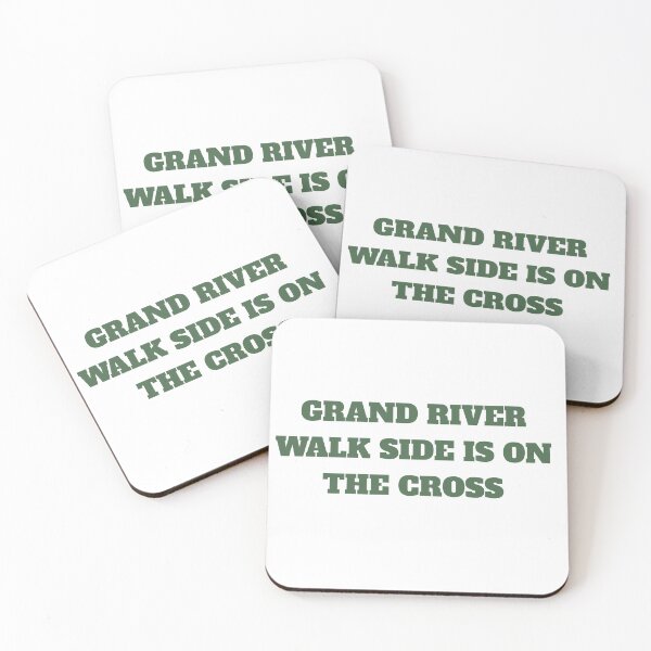 Item preview, GRAND RIVER, WALK SIDE IS ON THE CROSS designed and sold by Drew's Clues.