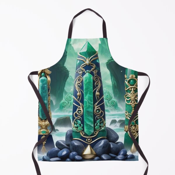 Item preview, Giant Blue Green Stones With Golden Wire And Tall Cliffs designed and sold by Melantari Vizuns.