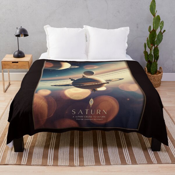 Item preview, Luxury Space Cruise to Saturn With Stunning Planetary Views designed and sold by Rue Market.