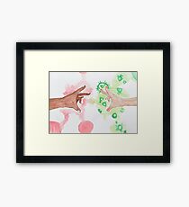 Hand Magic Framed Print