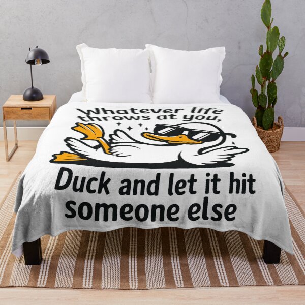 Item preview, Whatever Life Throws At You Duck Funny Quote Cool Duck With Shades designed and sold by tigger shop.