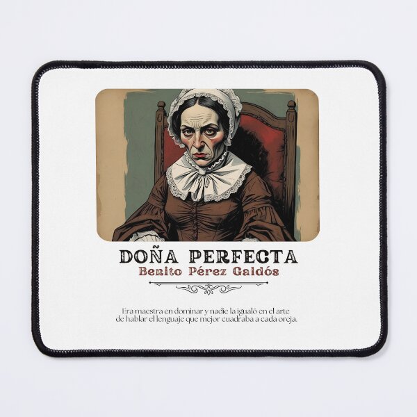 Item preview, Quote from "Doña Perfecta" by Benito Pérez Galdós designed and sold by Filologica.