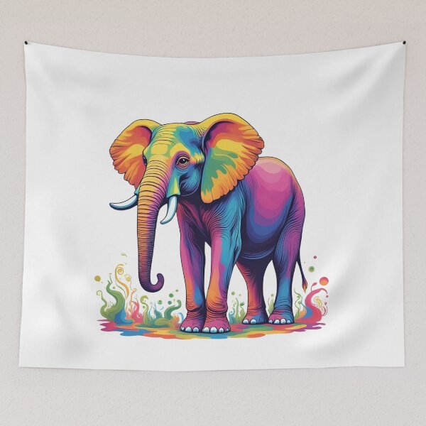 Item preview, Elephant's Playful Plunge! designed and sold by dcohea.