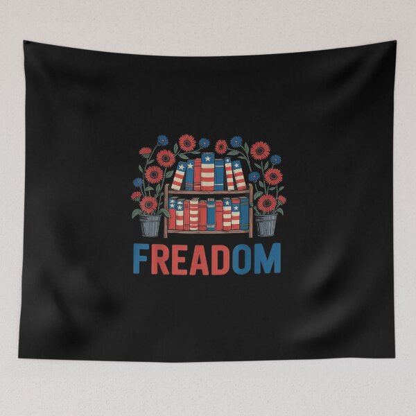 Item preview, Reading Freadom Freedom Book Lover 4th Of July Men Women designed and sold by Juan Pedro Matta.