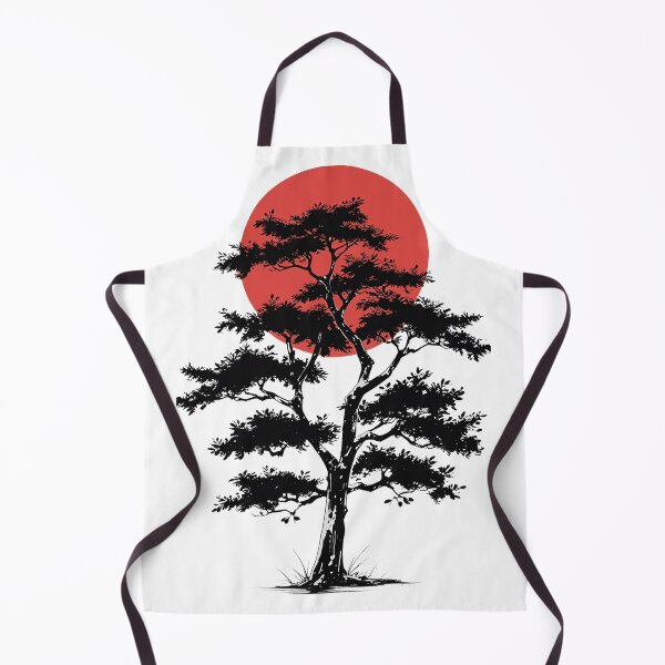Item preview, Manga Tree with Red Rising Sun designed and sold by opiniondh.
