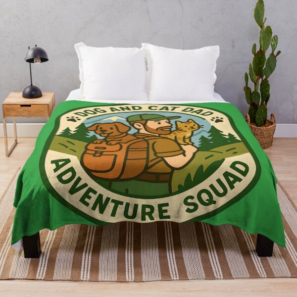 Item preview, Dog and Cat Dad – Adventure Squad designed and sold by Uglyandcute.