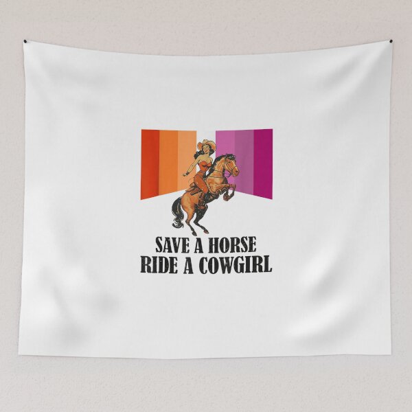 Item preview, Lesbian Subtle WLW Ride A Cowgirl Queer Gay Pride Month designed and sold by Juan Pedro Matta.