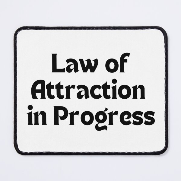 Item preview, Law of Attraction in Progress – Manifestation in Action Affirmation Quote for Alignment & Intentions designed and sold by MakeMyDaze.