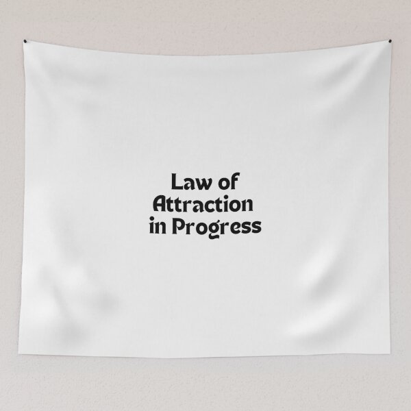 Item preview, Law of Attraction in Progress – Manifestation in Action Affirmation Quote for Alignment & Intentions designed and sold by MakeMyDaze.