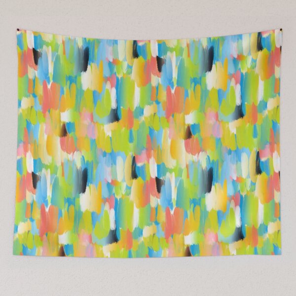 Item preview, Queer Pride Brushstrokes Print designed and sold by Kentish Floridian.