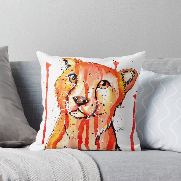 Artikelvorschau, Aquarell Splatter Gepard entworfen und verkauft von GhostoftheSea.