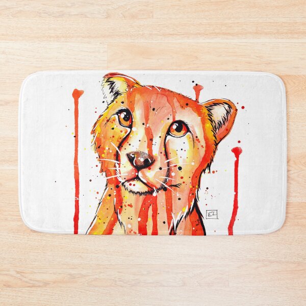 Item preview, Watercolor Splatter Cheetah designed and sold by GhostoftheSea.