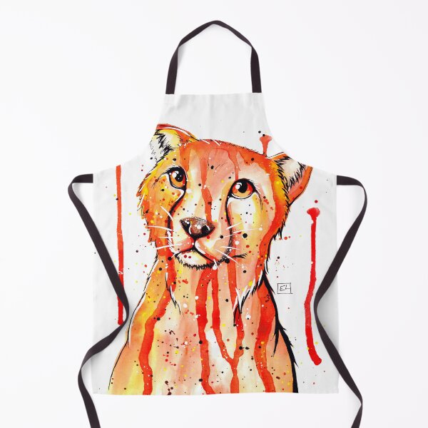 Item preview, Watercolor Splatter Cheetah designed and sold by GhostoftheSea.