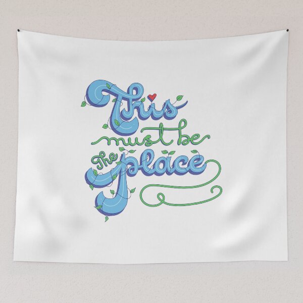 Item preview, This must be the place blue designed and sold by marianabeldi.