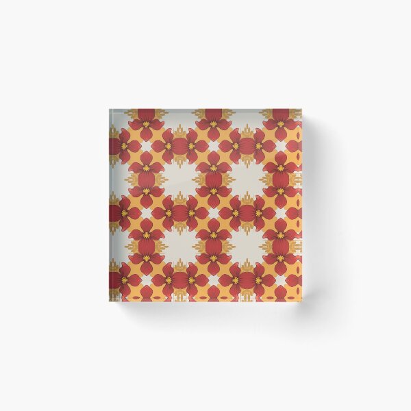 Item preview, flower vector flower design seamless colorful repeat pattern designed and sold by Abrahamjrnd.