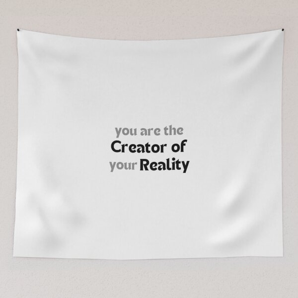 Item preview, You Are the Creator of Your Reality – Manifestation Affirmation Quote for Self-Empowerment & Alignment designed and sold by MakeMyDaze.